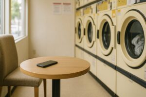 待ち時間はどうする?コインランドリー利用中に離れてもいいの?