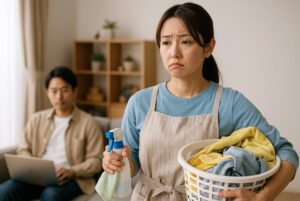 家事分担の偏りが起こる3つの原因